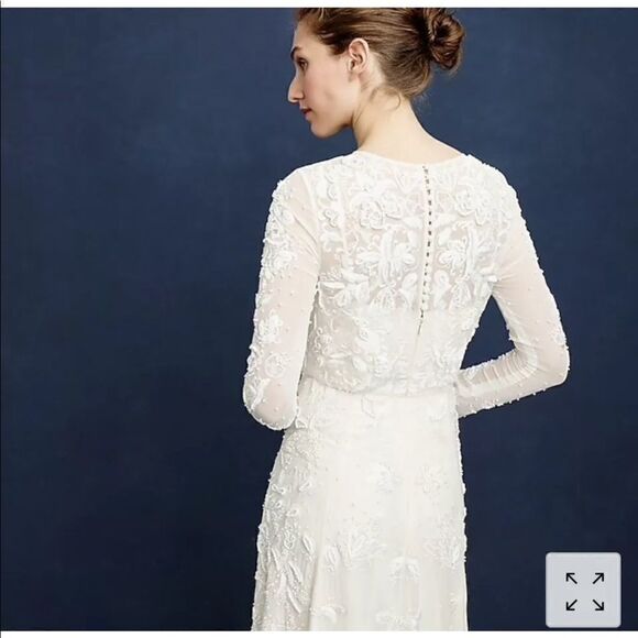 *J.CREW $2,650 FLORENCE WEDDING GOWN DRESS F3784 - Picture 2 of 8